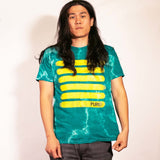 Pure Teal Tie Dye T-Shirt Large